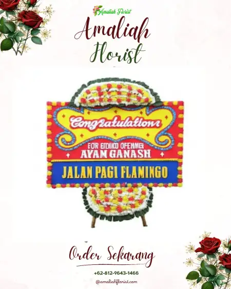 Sewa Papan Bunga Serag